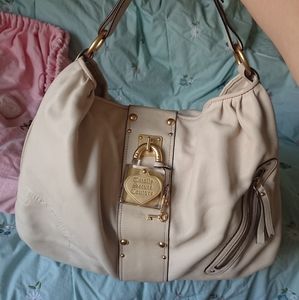 JUICY COUTURE Cream Color Hobo Bag with Dust Bag